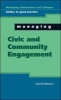 Managing Civic and Community Engagement (Hardcover) - David Watson Photo