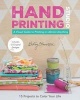 Hand-Printing Studio - A Visual Guide to Printing on Almost Anything (Paperback) - Betty Olmsted Photo