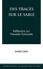 Des Traces Sur Le Sable - Reflexions Sur L'identite Culturelle (Paperback) - Joseph Labat Photo