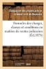 Formules Des Charges, Clauses Et Conditions En Matiere de Ventes Judiciaires (French, Paperback) -  Photo