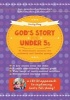 God's Story for Under 5s - 36 Bible-Based Sessions for Midweek and Sunday Groups (Paperback) - Becky May Photo