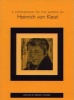 A Companion to the Works of Heinrich Von Kleist (Hardcover) - Bernd Fischer Photo