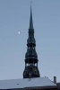 A Church Spire in Riga, Latvia - Blank 150 Page Lined Journal for Your Thoughts, Ideas, and Inspiration (Paperback) - Unique Journal Photo