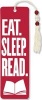 Eat. Sleep. Read. Beaded Bookmark (Miscellaneous printed matter) - Peter Pauper Press Inc Photo