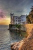 Miramare Castle on Adriatic Sea in Triest Italy Journal - 150 Page Lined Notebook/Diary (Paperback) - Cool Image Photo