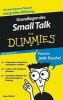 Grundlagen des Small Talk Fur Dummies (German, Paperback, Das pocketbuch) - Gero Teufert Photo