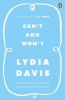 Can't and Won't (Paperback) - Lydia Davis Photo