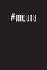 #Meara - Cool Hashtag Writing Journal Lined, Diary, Notebook for Men & Women (Paperback) - Journals and More Photo