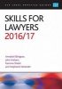 Skills for Lawyers 2016/17 (Paperback) - Annabel Elkington Photo