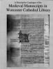 A Descriptive Catalogue of the Medieval Manuscripts in Worcester Cathedral Library (Hardcover, Revised 2000 an) - RM Thomson Photo