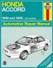 Honda Accord 1998-2002 (Book) - Haynes Photo