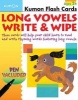 Long Vowels Write & Wipe! Flash Cards (Mixed media product) - Kumon Publishing Photo