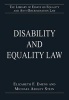 Disability and Equality Law (Hardcover, New Ed) - Michael Ashley Stein Photo