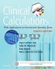 Clinical Calculations - With Applications to General and Specialty Areas (Paperback, 8th Revised edition) - Joyce Lefever Kee Photo