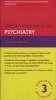 Oxford Handbook of Psychiatry (Paperback, 3rd Revised edition) - David Semple Photo