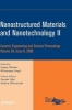 Nanostructured Materials and Nanotechnology II, II - A Collection of Papers Presented at the 32nd International Conference on Advanced Ceramics and Composites, January 27-February 1, 2008, Daytona Beach, Florida (Hardcover, New) - Sanjay Mathur Photo