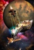 Spaceship Battle in Space Journal - 150 Page Lined Notebook/Diary (Paperback) - Cool Image Photo