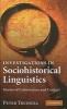 Investigations in Sociohistorical Linguistics - Stories of Colonisation and Contact (Hardcover) - Peter Trudgill Photo