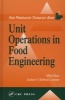 Unit Operations in Food Engineering (Hardcover) - Albert Ibarz Photo