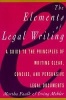 The Elements of Legal Writing (Paperback) - M Faulk Photo