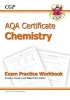 AQA Certificate Chemistry Exam Practice Workbook (with Answers & Online Edition) (A*-G Course) (Paperback) - CGP Books Photo