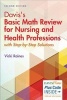 Davis's Basic Math Review for Nursing and Health Professions - With Step-By-Step Solutions (Paperback, 2nd) - Vicki Raines Photo