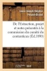 de L'Extraction, Projet Et Notes Presentes a la Commission Du Comite Du Contentieux (French, Paperback) - Louis Joseph Delphin Feraud Giraud Photo