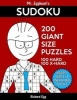 Mr. Egghead's Sudoku 200 Giant Size Puzzles, 100 Hard and 100 Extra Hard - The Most Humongous 9 X 9 Grid, One Per Page Puzzles Ever! (Paperback) - Richard Egg Photo