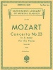 Wolfgang Amadeus Mozart - Piano Concerto No.23 in A Major (2-Piano Score) (Paperback) - F York Photo