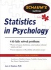 Schaum's Outline of Statistics in Psychology (Paperback) - Larry J Stephens Photo