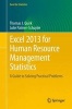 Excel 2013 for Human Resource Management Statistics 2016 - A Guide to Solving Practical Problems (Paperback, 1st Ed. 2016) - Thomas J Quirk Photo