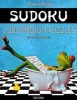 Famous Frog Sudoku 1,200 Medium Puzzles with Solutions - A Bathroom Sudoku Series 2 Book (Paperback) - Dan Croker Photo