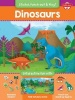 Dinosaurs - Interactive Fun with Reusable Stickers, Fold-Out Play Scene, and Punch-Out, Stand-Up Figures! (Paperback) - Walter Foster Photo