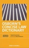 Osborn's Concise Law Dictionary (Paperback, 12th Revised edition) - Mick Woodley Photo