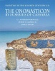 The Onomasticon by Eusebius of Caesarea - Palestine in the Fourth Century A.D. (Hardcover) - GSPFreeman Grenville Photo