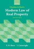 Cheshire and Burn's Modern Law of Real Property (Paperback, 18th Revised edition) - Edward Burn Photo