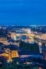 Night View Including the Ponte Vecchio (Old Bridge) in Florence Italy Journal - 150 Page Lined Notebook/Diary (Paperback) - Cs Creations Photo