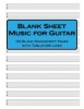 Blank Sheet Music for Guitar - 100 Blank Manuscript Pages with Tablature Lines (Paperback) - One Jacked Monkey Publications Photo