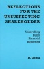 Reflections for the Unsuspecting Shareholder - Unravelling Fuzzy Financial Reporting (Paperback) - Kenneth Dogra Photo