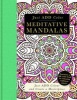 Meditative Mandalas - Gorgeous Coloring Books with More Than 120 Pull-Out Illustrations to Complete (Paperback) - Beverly Lawson Photo