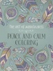 Peace and Calm Coloring (Paperback) - Lark Crafts Photo