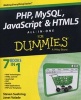 PHP, MySQL, JavaScript & HTML5 All-in-one For Dummies (Paperback) - Steve Suehring Photo