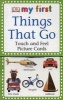 My First Touch & Feel Picture Cards: Things That Go (Cards) - Dk Photo