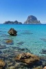 Turquoise Waters of Es Vedra Cala D'Hort Ibiza Spain Journal - 150 Page Lined Notebook/Diary (Paperback) - Cool Image Photo