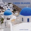 Greek Islands Calendar 2017 - 16 Month Calendar (Paperback) - David Mann Photo