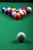 Ready to Break - Pool Table, Cue Ball and Pool Balls Game Journal: 150 Page Lined Notebook/Diary (Paperback) - Cs Creations Photo