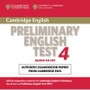 Cambridge Preliminary English Test 4 Audio CD Set (2 CDs) - Examination Papers from the University of  Examinations (CD) - Cambridge ESOL Photo