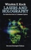 Lasers and Holography - An Introduction to Coherent Optics (Paperback, 2nd Revised edition) - Winston E Kock Photo