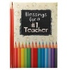 Blessings for a #1 Teacher (Hardcover) - Christian Art Gifts Photo