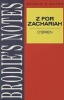 O'Brien: "Z for Zachariah" (Paperback, New Ed) - John P Jenkins Photo